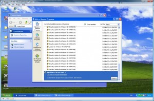 cannot uninstall windows xp service pack 3